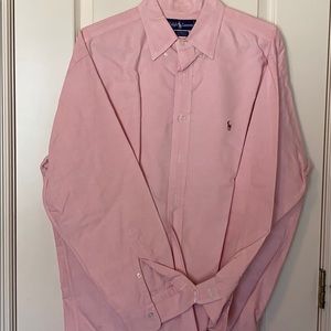 Ralph Lauren Pink Buttondown 16.5 33 Yarmouth L
